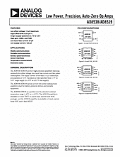 DataSheet AD8538 pdf